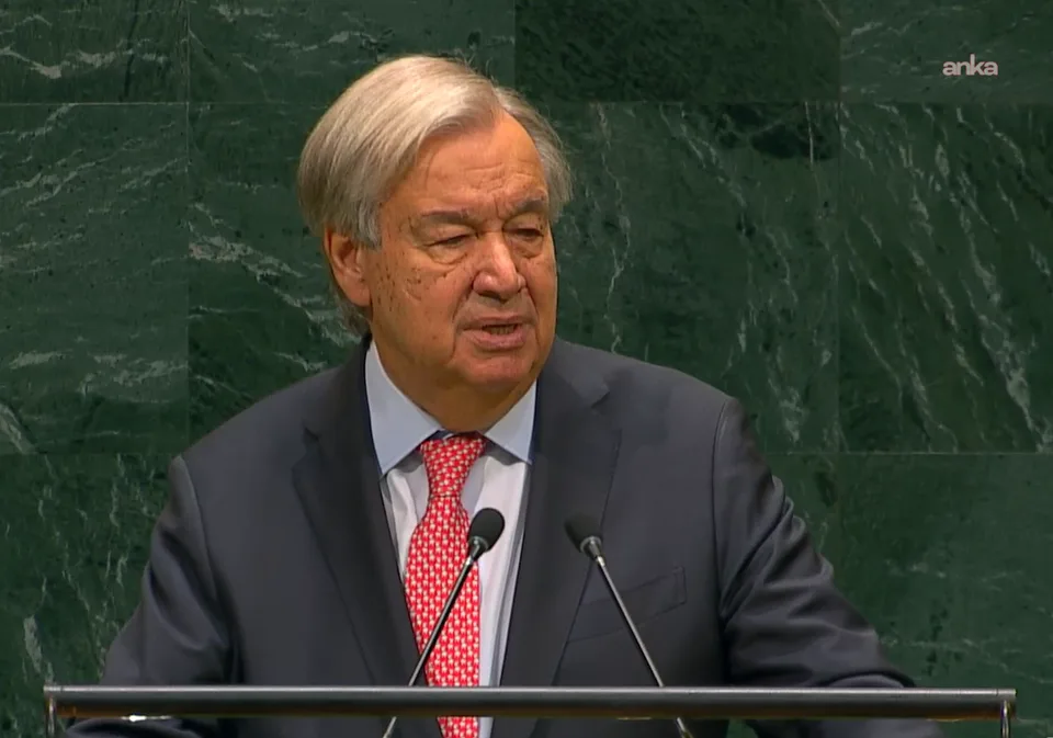 Antonio Guterres, BM Genel Kurulu'nda son kez konuştu: "Çatışmalar durmalı, insani yardımlar kesintisiz ulaştırılmalı"
