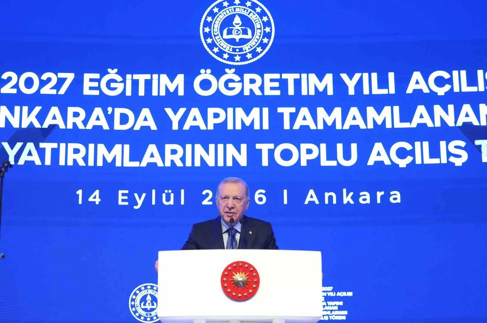 CUMHURBAŞKANI RECEP TAYYİP ERDOĞAN, AÇILIŞ TÖRENİNDE KONUŞMA YAPTI