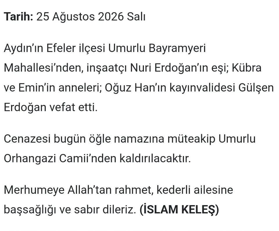 Aydın'da bir vefat duyurusu haberi için "Erdoğan vefat etti" başlığı atan 4 gazeteci gözaltına alındı — fotoğraf 2