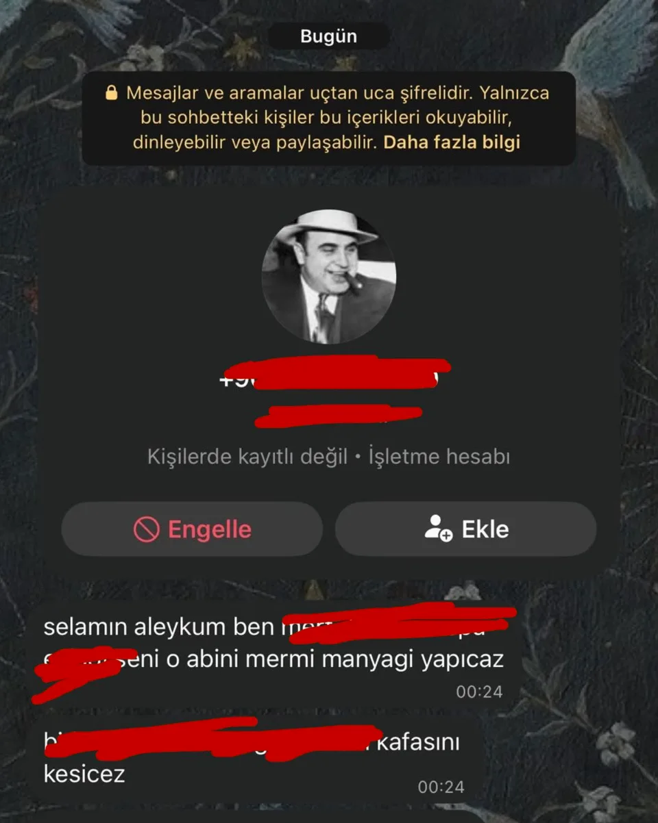Cenk Özatıcı, ailesi üzerinden tehdit aldığını söyledi — fotoğraf 3