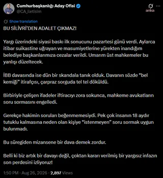 İmamoğlu: Silivri'den adalet çıkmaz — fotoğraf 2
