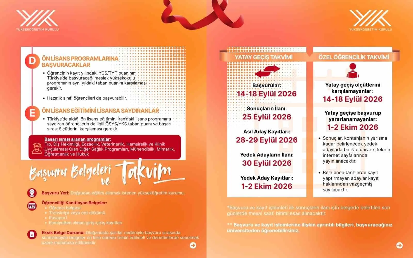 YÜKSEKÖĞRETİM KURULU (YÖK), İRAN-İSRAİL SAVAŞI NEDENİYLE İRAN’DAKİ YÜKSEKÖĞRETİM KURUMLARINDA EĞİTİM GÖREN TÜRKİYE CUMHURİYETİ VATANDAŞI ÖĞRENCİLERİN EĞİTİM VE ÖĞRETİM SÜREÇLERİNİN AKSAMAMASI AMACIYLA DÜZENLEME YAPTI.