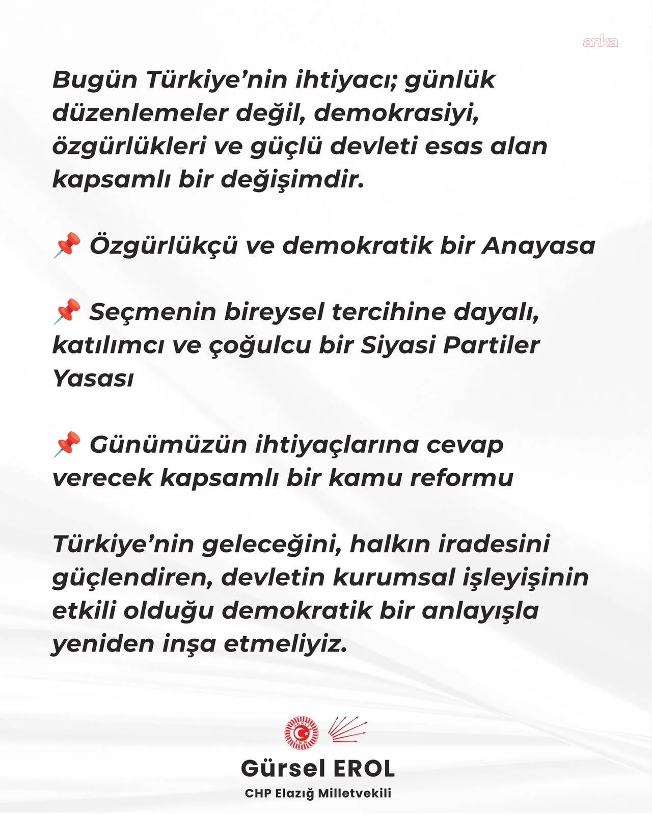 Gürsel Erol: Türkiye’nin özgürlükçü ve demokratik bir anayasaya ihtiyacı var — fotoğraf 2