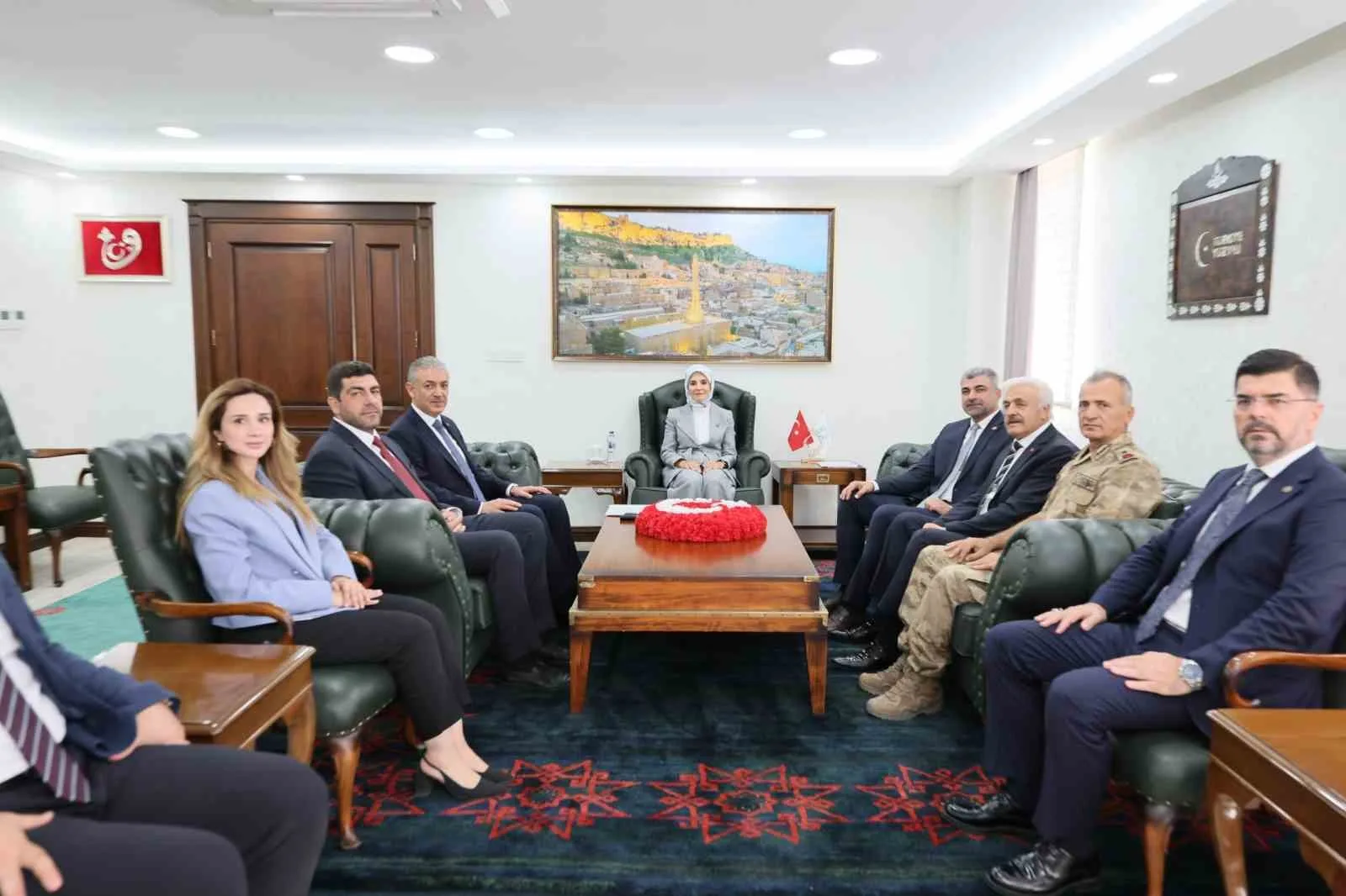 AİLE VE SOSYAL HİZMETLER BAKANI MAHİNUR ÖZDEMİR GÖKTAŞ, VALİLİĞİ ZİYARET ETTİ