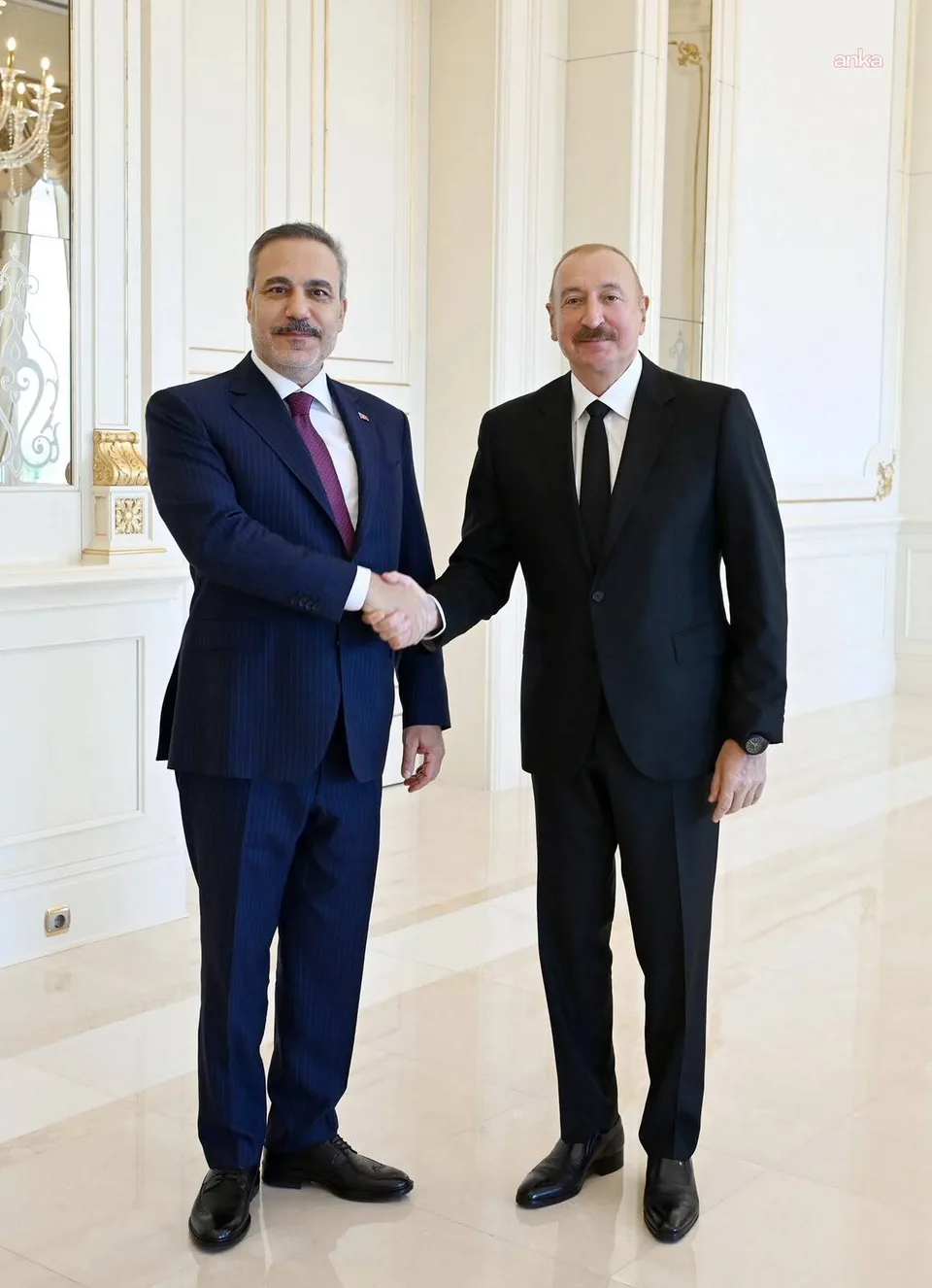 Hakan Fidan, İlham Aliyev tarafından kabul edildi — fotoğraf 2