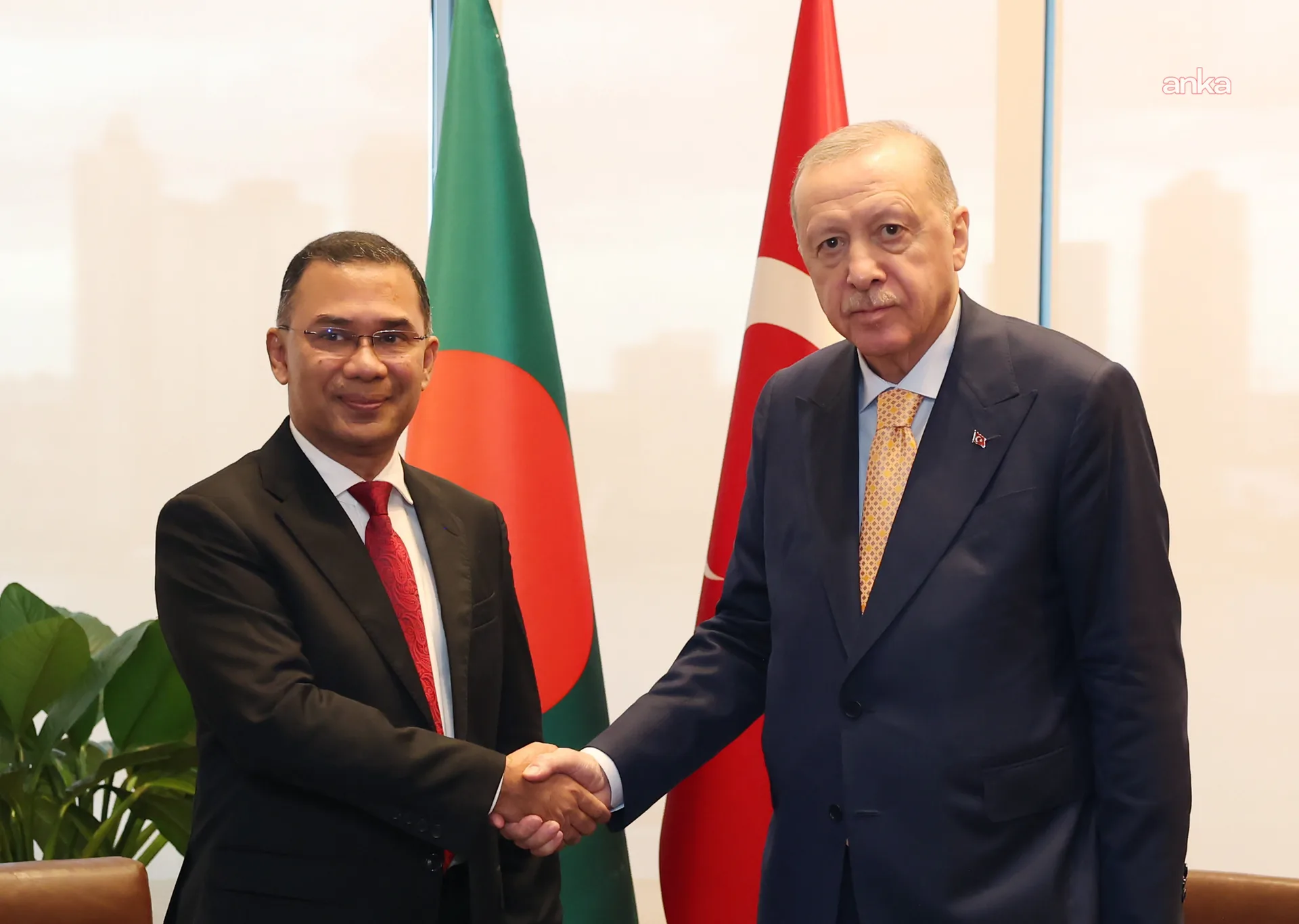 Recep Tayyip Erdoğan, Bangladeş Başbakanı ile görüştü