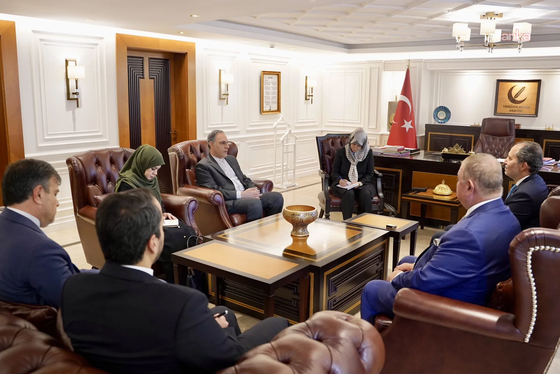 Mohammad Hassan Habibollahzadeh, Fatih Erbakan'ı ziyaret etti — fotoğraf 3