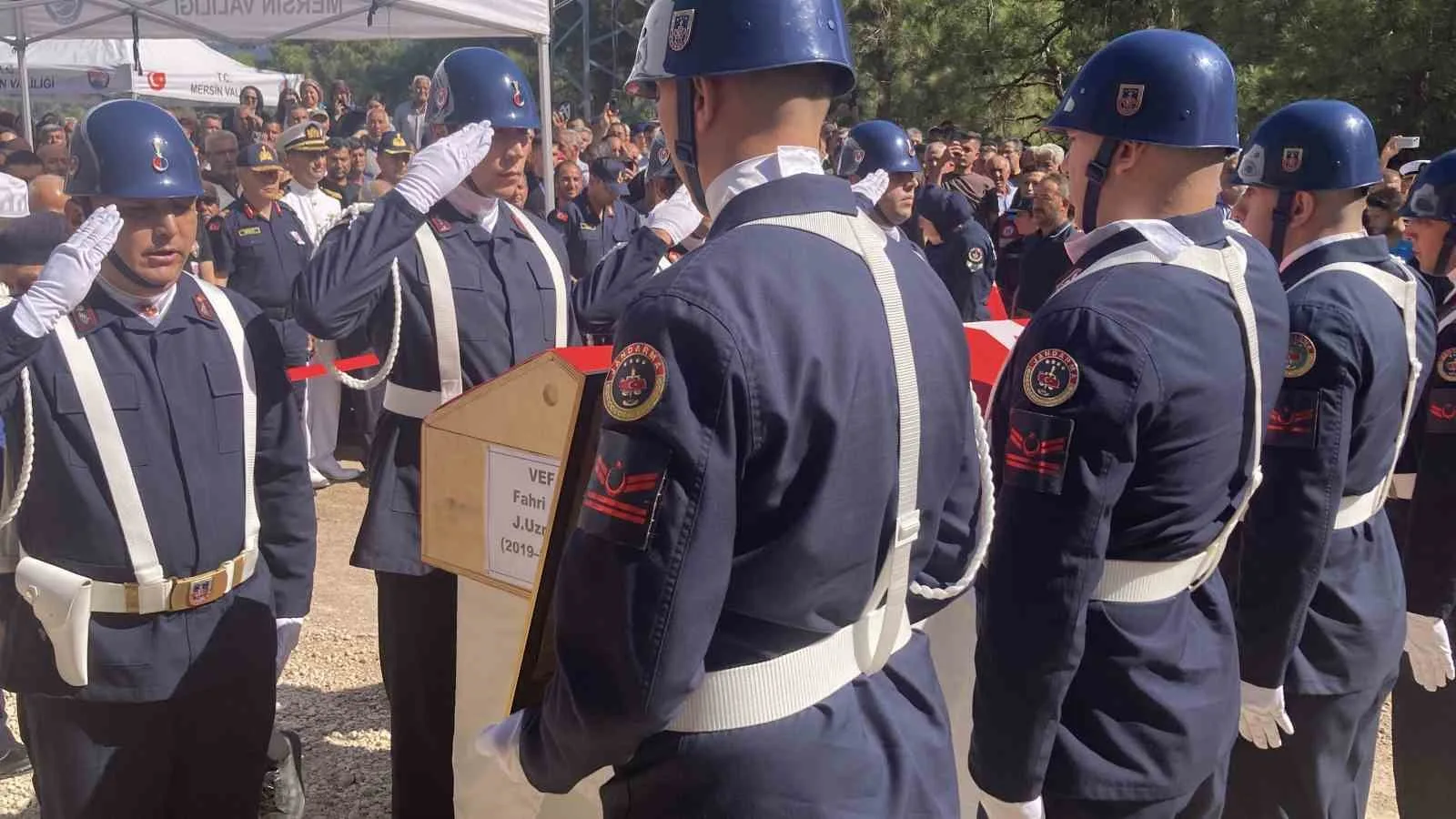 UZMAN ÇAVUŞ FAHRİ ATEŞ İÇİN CENAZE TÖRENİ DÜZENLENDİ