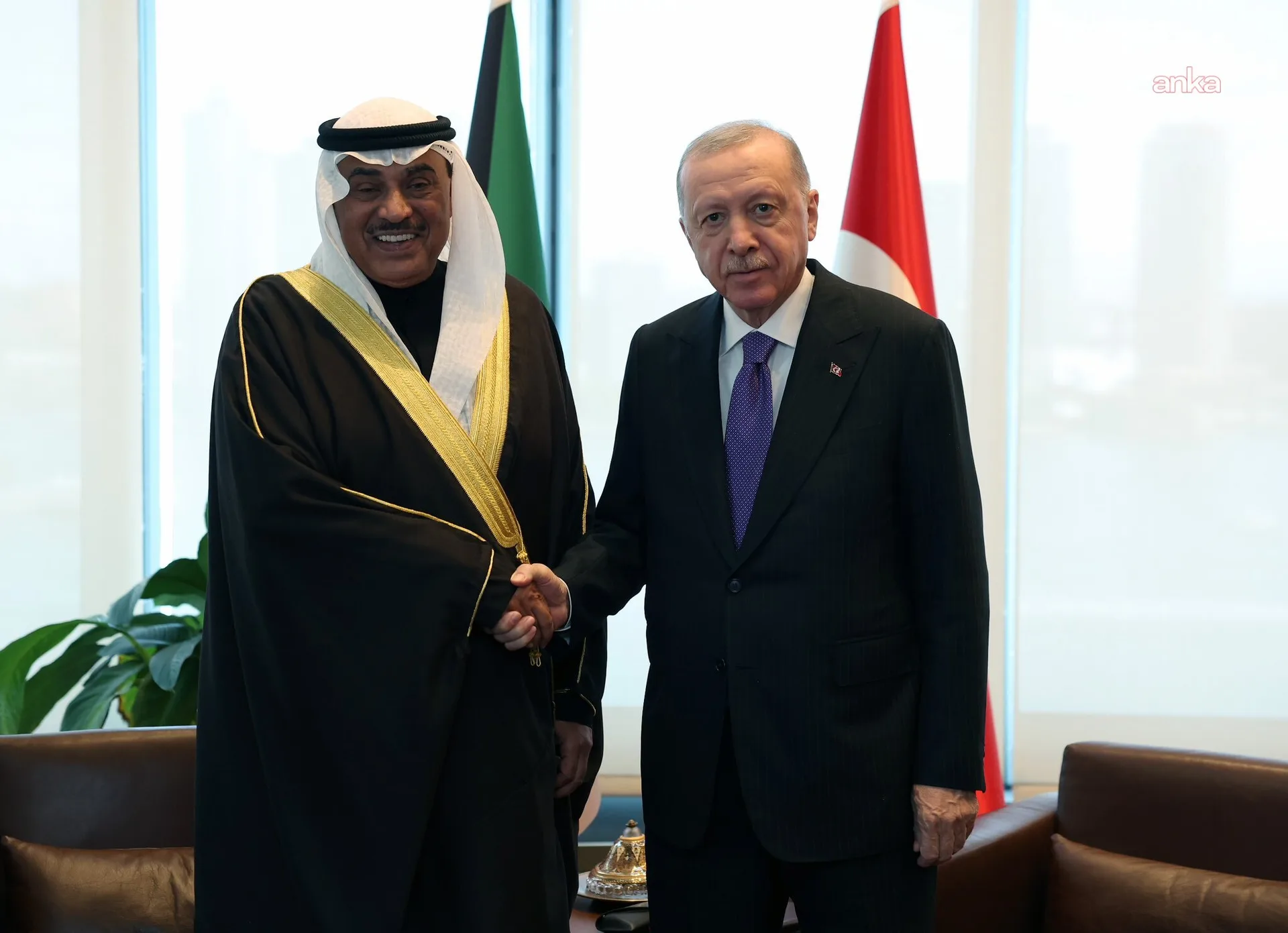 Recep Tayyip Erdoğan, Kuveyt Veliaht Prensi’yle görüştü