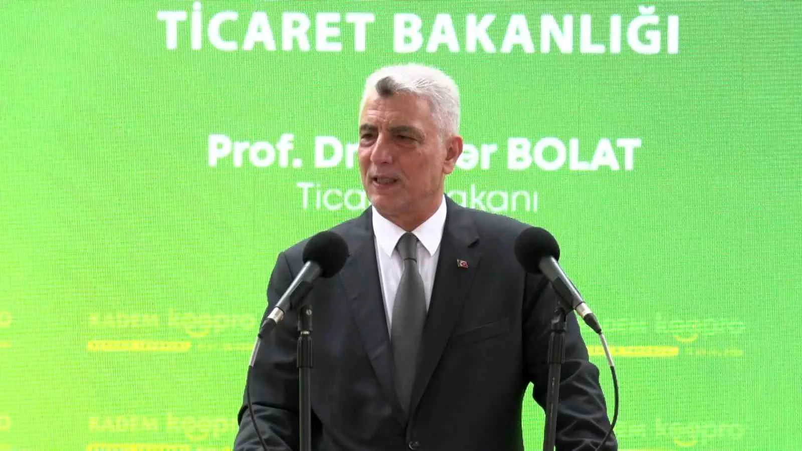 TİCARET BAKANI ÖMER BOLAT KONUŞMA YAPTI