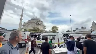 OLAY YERİNE SAĞLIK VE POLİS EKİPLERİ SEVK EDİLDİ