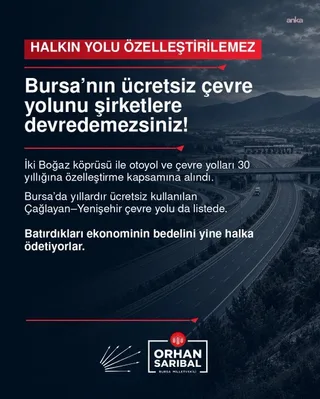 CHP'li Sarıbal'dan özelleştirme tepkisi: Batırdıkları ekonominin bedelini yine halka ödetmek istiyorlar — fotoğraf 2