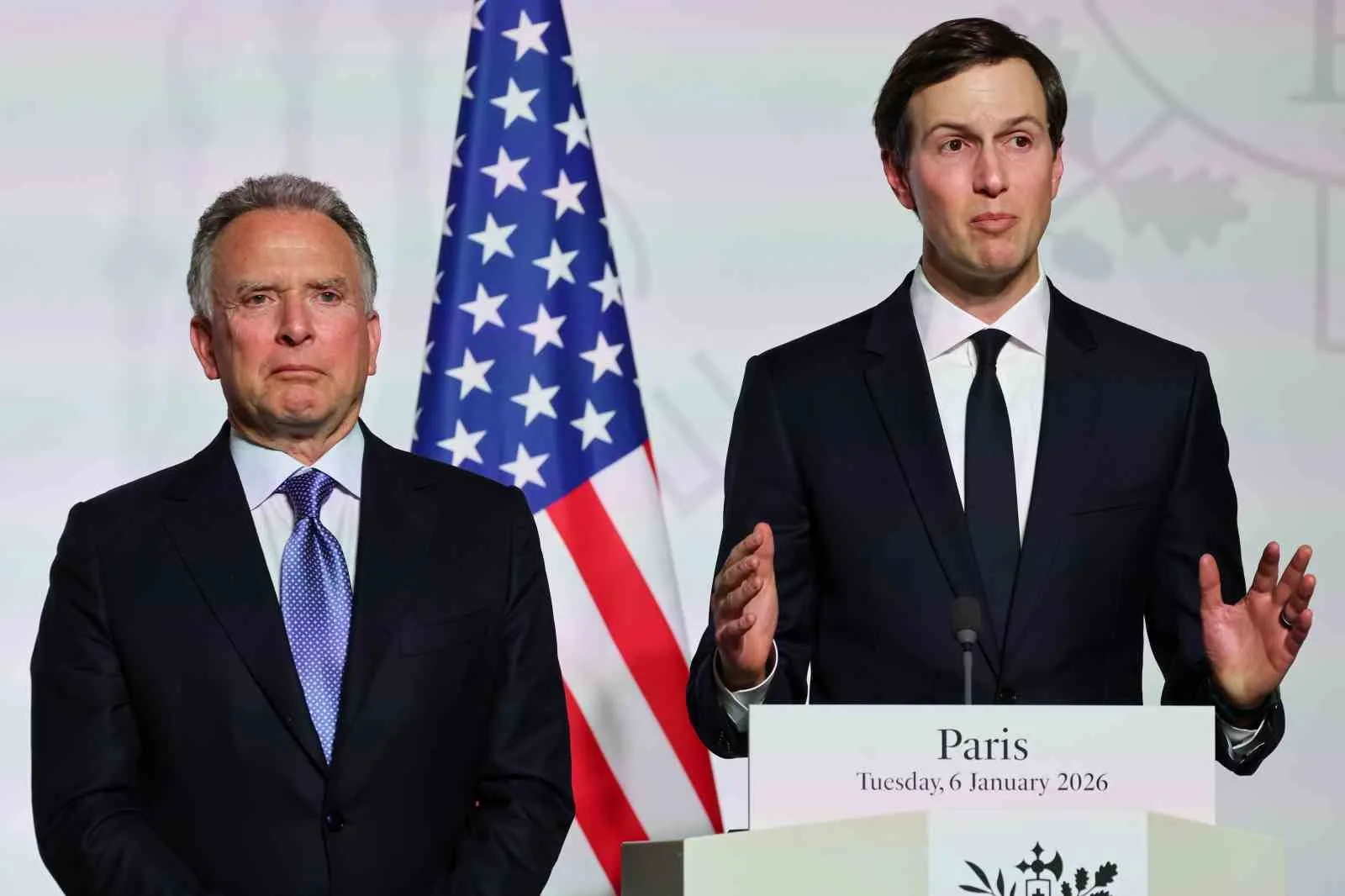 RUSYA'NIN RESMİ HABER AJANSI TASS'A GÖRE ABD BAŞKANI DONALD TRUMP'IN ORTA DOĞU ÖZEL TEMSİLCİSİ STEVE WİTKOFF(SOL) VE TRUMP’IN DAMADI JARED KUSHNER'İN 5-6 EYLÜL TARİHLERİNDE ÖNCE MOSKOVA'YA, ARDINDAN KİEV'E ZİYARET GERÇEKLEŞTİRECEK.